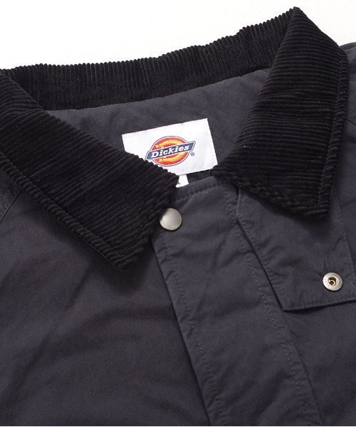 Dickies(ディッキーズ)の「『Dickies/ディッキーズ』CNピーチ薄中綿ワークジャケット(ブルゾン・メンズ・ブラック/オリーブ・LL/L/M)」の13枚目の写真