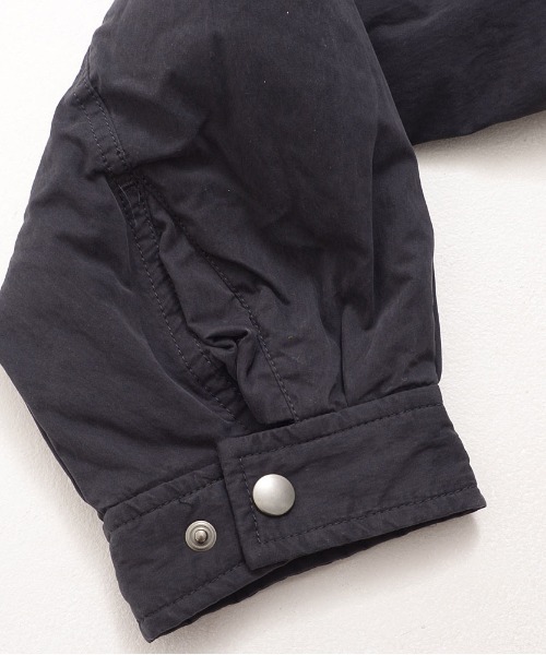 Dickies(ディッキーズ)の「『Dickies/ディッキーズ』CNピーチ薄中綿ワークジャケット(ブルゾン・メンズ・ブラック/オリーブ・LL/L/M)」の15枚目の写真