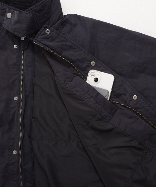 Dickies(ディッキーズ)の「『Dickies/ディッキーズ』CNピーチ薄中綿ワークジャケット(ブルゾン・メンズ・ブラック/オリーブ・LL/L/M)」の22枚目の写真