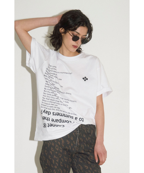 HERETIC(ヘレティック)の「ソネット18 Tシャツ/ホワイト(Tシャツ/カットソー・メンズ・その他・FREE)」の1枚目の写真