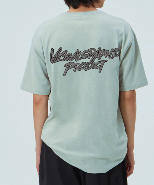 BY.L(バイエル)の「コンツアーグラフィティロゴ半袖Tシャツミント(Tシャツ/カットソー・メンズ・その他・MEDIUM/LARGE/X-LARGE)」の4枚目の写真