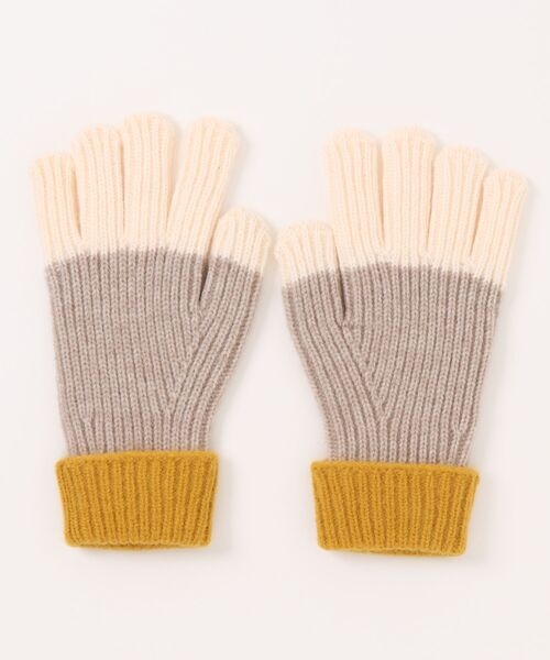 セール】3カラーニット 手袋（手袋）｜improves（インプローブス）の