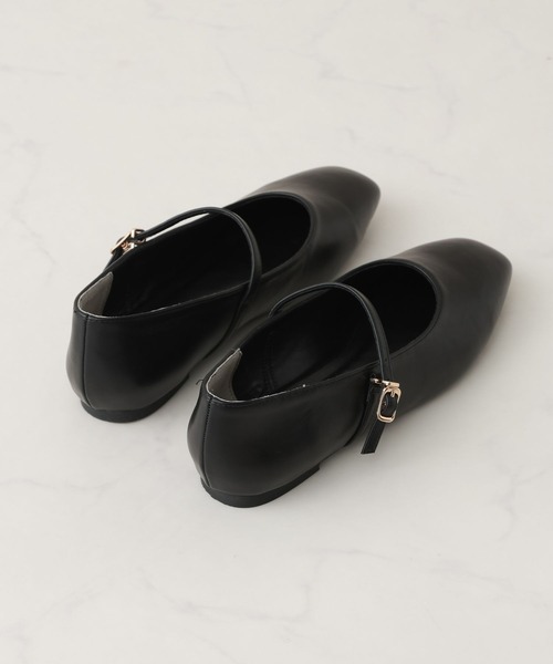 RAGEBLUE(レイジブルー)の「スクエアトゥフラットシューズ(パンプス・レディース・ブラック/ブラウン系4/ドット・MEDIUM/LARGE)」の11枚目の写真