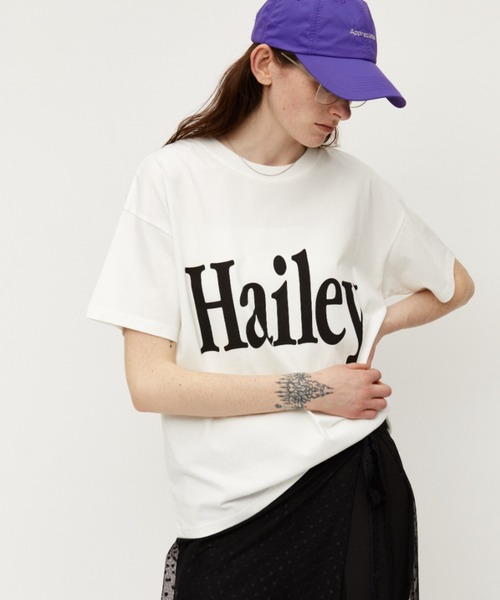 Auntie Rosa Holiday(アンティローザホリデー)の「HaileyプリントTEE(Tシャツ/カットソー・レディース・オフホワイト/チャコールグレー/ライトグレー・FREE)」の15枚目の写真