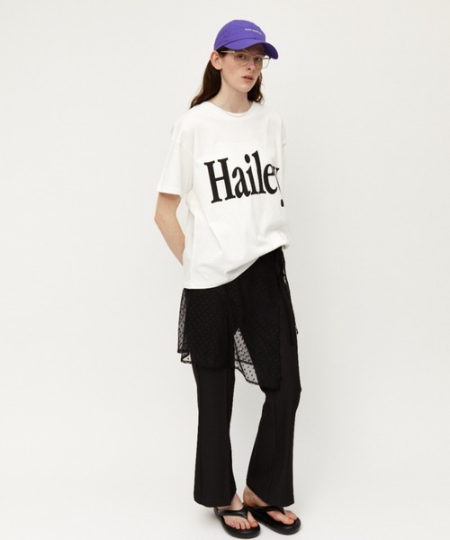 Auntie Rosa Holiday(アンティローザホリデー)の「HaileyプリントTEE(Tシャツ/カットソー・レディース・オフホワイト/チャコールグレー/ライトグレー・FREE)」の19枚目の写真
