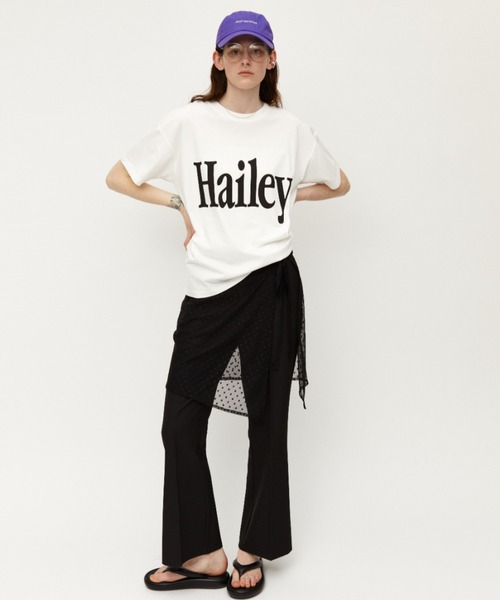 Auntie Rosa Holiday(アンティローザホリデー)の「HaileyプリントTEE(Tシャツ/カットソー・レディース・オフホワイト/チャコールグレー/ライトグレー・FREE)」の20枚目の写真