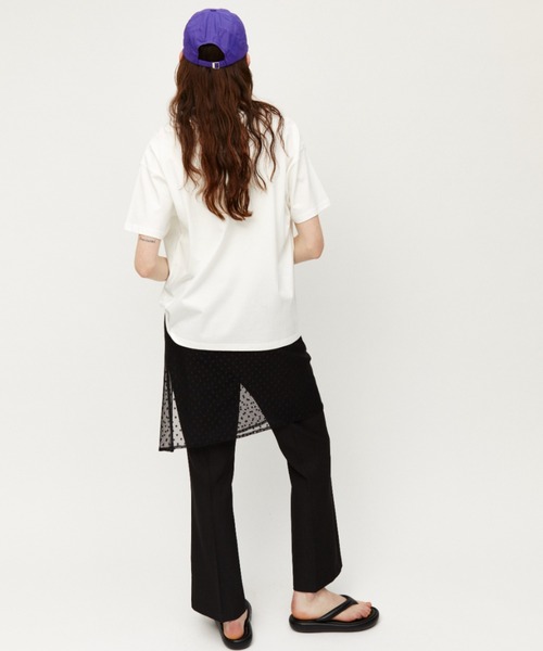 Auntie Rosa Holiday(アンティローザホリデー)の「HaileyプリントTEE(Tシャツ/カットソー・レディース・オフホワイト/チャコールグレー/ライトグレー・FREE)」の22枚目の写真