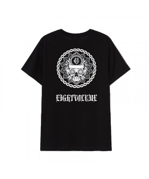 EIGHTVOLUME(エイトボリューム)の「EVマンデラスカルブラックT(Tシャツ/カットソー・メンズ・その他・LARGE/MEDIUM)」の1枚目の写真