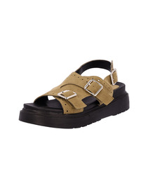 SHOEHI（シューハイ）の「[ムシンサ単独] ヒューゴベルトストラップパンチングサンダル(3Colors)_S7525（サンダル）」