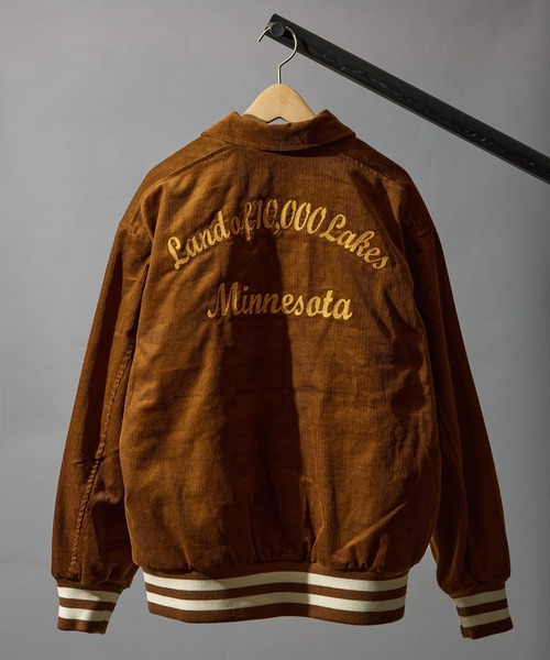 BUTWIN（バトウィン）の「【BUTWIN / バトウィン】コーデュロイスタンジャン（スタジャン・メンズ・ネイビー/ブラウン・M/L）」の11枚目の写真