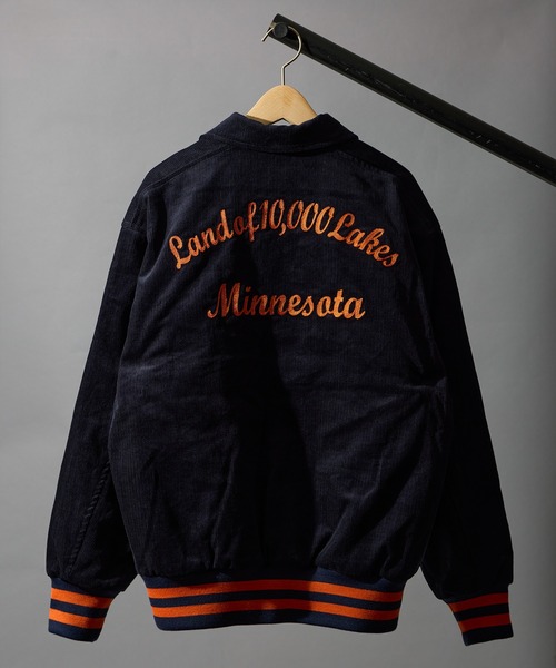 BUTWIN（バトウィン）の「【BUTWIN / バトウィン】コーデュロイスタンジャン（スタジャン・メンズ・ネイビー/ブラウン・M/L）」の10枚目の写真