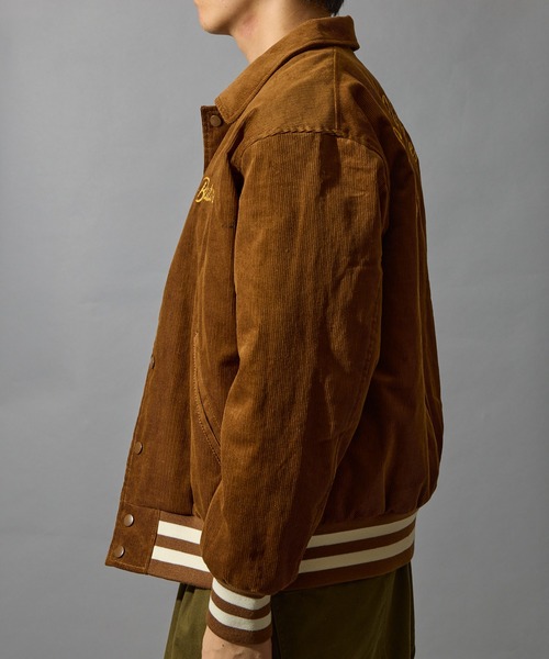 BUTWIN（バトウィン）の「【BUTWIN / バトウィン】コーデュロイスタンジャン（スタジャン・メンズ・ネイビー/ブラウン・M/L）」の7枚目の写真