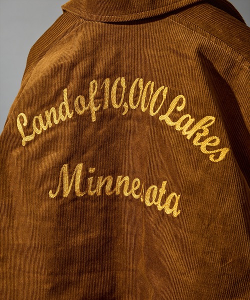 BUTWIN（バトウィン）の「【BUTWIN / バトウィン】コーデュロイスタンジャン（スタジャン・メンズ・ネイビー/ブラウン・M/L）」の16枚目の写真