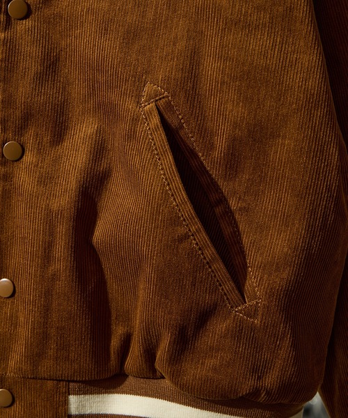 BUTWIN（バトウィン）の「【BUTWIN / バトウィン】コーデュロイスタンジャン（スタジャン・メンズ・ネイビー/ブラウン・M/L）」の14枚目の写真