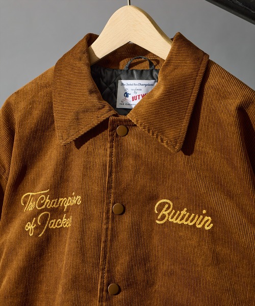 BUTWIN（バトウィン）の「【BUTWIN / バトウィン】コーデュロイスタンジャン（スタジャン・メンズ・ネイビー/ブラウン・M/L）」の17枚目の写真