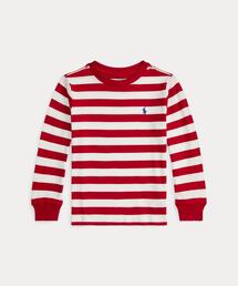 POLO RALPH LAUREN CHILDRENSWEAR（ポロ ラルフ ローレン チルドレンズウェア）の「ストライプド コットン ロングスリーブ Tシャツ（Tシャツ/カットソー）」