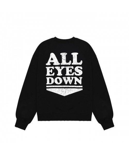 ALL EYES DOWN（オール アイズ ダウン）の「CRACK LOGO SWEATSHIRTS(Black)（スウェット・レディース・その他・MEDIUM/LARGE/X-LARGE/XX-LARGE）」の2枚目の写真