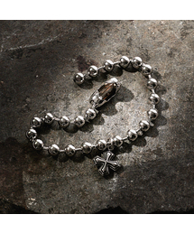 JBANS CLASSIC（ジェイバンスクラシック）の「Antique Regular Cross Pendant 6-Ball Chain Bracelet (C2503AC1283_SV)（ブレスレット・レディース）」