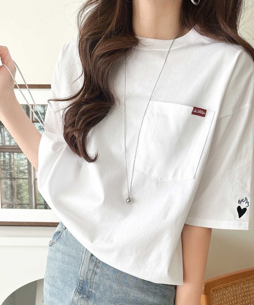 Java(ジャバ)の「《JaVaジャバコラボ》男女でお揃いできちゃう!バックプリントで差がつく個性派T♪ 裾スピンドル フロッキーバックプリントビッグTシャツ(Tシャツ/カットソー・レディース・ネイビー/チャコール/オフホワイト/ブラウン・MEDIUM/LARGE/X-LARGE/SMALL)」の1枚目の写真