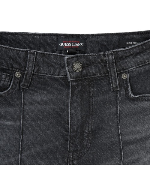 GUESS JEANS(ゲスジーンズ)の「GUESS JEANS High Rise Flare デニムパンツ フレアパンツ レディース(デニムパンツ・レディース・ダークブラック・27inch/24inch/25inch/26inch/28inch)」の3枚目の写真