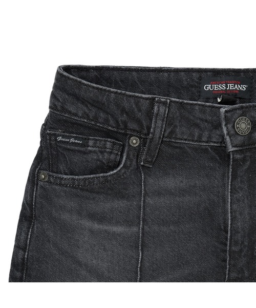 GUESS JEANS(ゲスジーンズ)の「GUESS JEANS High Rise Flare デニムパンツ フレアパンツ レディース(デニムパンツ・レディース・ダークブラック・27inch/24inch/25inch/26inch/28inch)」の4枚目の写真