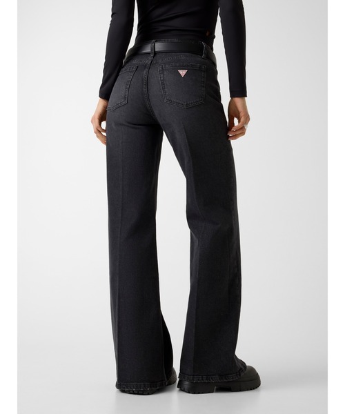 GUESS JEANS(ゲスジーンズ)の「GUESS JEANS High Rise Flare デニムパンツ フレアパンツ レディース(デニムパンツ・レディース・ダークブラック・27inch/24inch/25inch/26inch/28inch)」の7枚目の写真