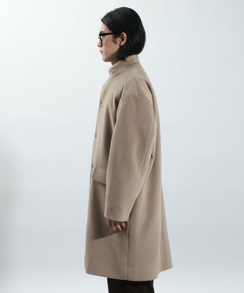 BAYFLOW（ベイフロー）の「ウールライクスタンドコート（その他アウター・メンズ・チャコール/キャメル・MEDIUM/LARGE）」の8枚目の写真