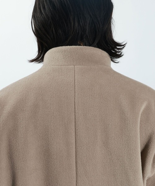 BAYFLOW（ベイフロー）の「ウールライクスタンドコート（その他アウター・メンズ・チャコール/キャメル・MEDIUM/LARGE）」の11枚目の写真
