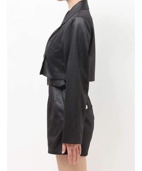 GYDA(ジェイダ)の「Symmetry GYDA GLITTERジャケット(テーラードジャケット・レディース・オフホワイト/ブラック・FREE)」の22枚目の写真