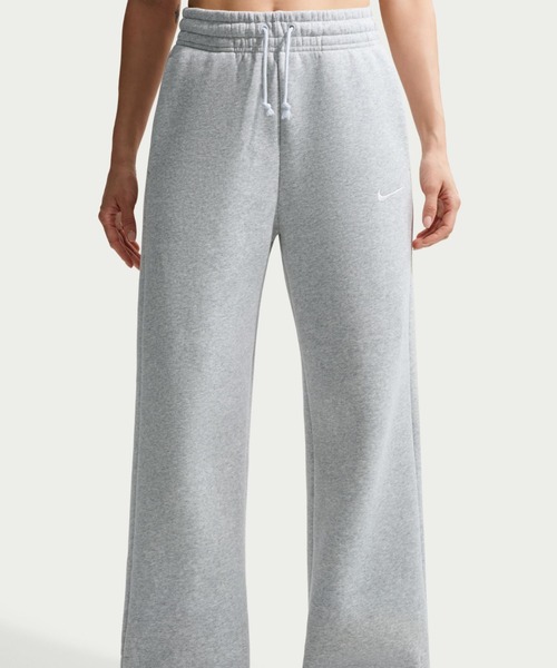 NIKE(ナイキ)の「NIKE AS W NSW PHNX FLC HR PANT WID / ナイキ ウィメンズ NSW フェニックス フリース HR OS パンツ WID 【SP】(スウェットパンツ・レディース・ブラック/グレー・L/M/S)」の2枚目の写真