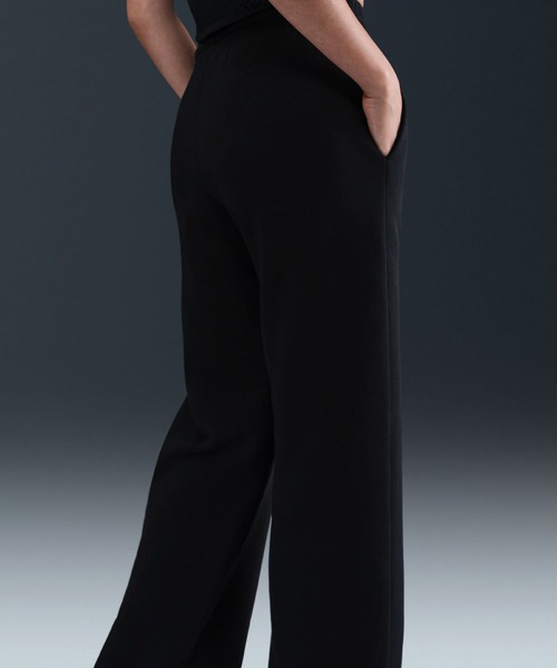 NIKE(ナイキ)の「NIKE AS W NSW PHNX FLC HR PANT WID / ナイキ ウィメンズ NSW フェニックス フリース HR OS パンツ WID 【SP】(スウェットパンツ・レディース・ブラック/グレー・L/M/S)」の3枚目の写真