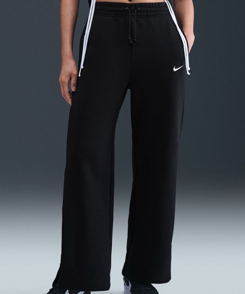 NIKE(ナイキ)の「NIKE AS W NSW PHNX FLC HR PANT WID / ナイキ ウィメンズ NSW フェニックス フリース HR OS パンツ WID 【SP】(スウェットパンツ・レディース・ブラック/グレー・L/M/S)」の12枚目の写真