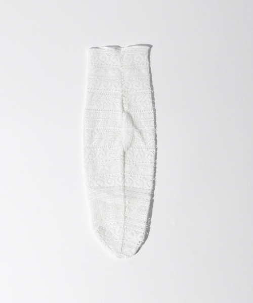 Ray BEAMS（レイビームス）の「Ray BEAMS / チロリアン レース ソックス（ソックス/靴下・レディース・ホワイト/ブラック/ピンク・ONE SIZE）」の7枚目の写真