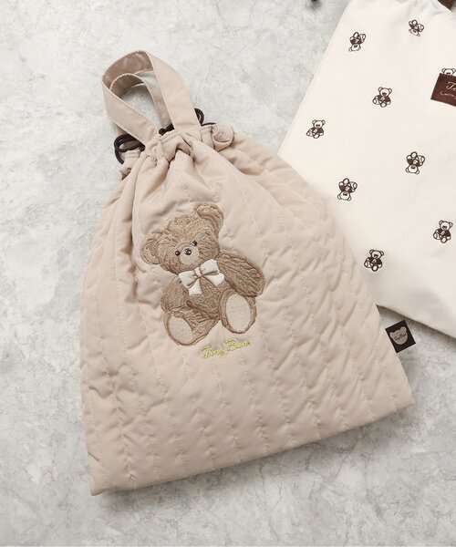 tiny bear 巾着（ポーチ）｜apres les cours（アプレレクール）の 