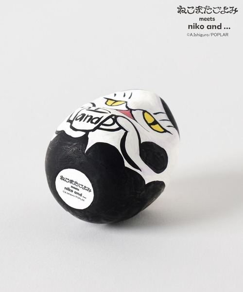 ねこまたごよみ】コラボ 張り子みくじ（インテリア雑貨）｜niko and