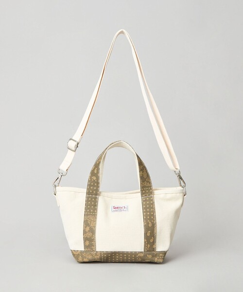 SMITH'S(スミス)の「SMITH'S(スミス)別注ミニトート(トートバッグ・メンズ・ブラック/ベージュ/ネイビー・FREE)」の2枚目の写真