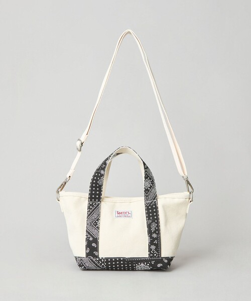 SMITH'S(スミス)の「SMITH'S(スミス)別注ミニトート(トートバッグ・メンズ・ブラック/ベージュ/ネイビー・FREE)」の1枚目の写真