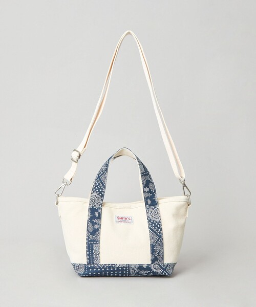 SMITH'S(スミス)の「SMITH'S(スミス)別注ミニトート(トートバッグ・メンズ・ブラック/ベージュ/ネイビー・FREE)」の5枚目の写真