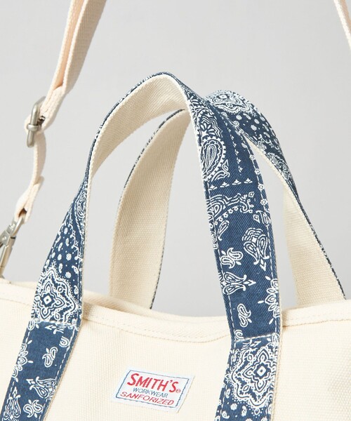 SMITH'S(スミス)の「SMITH'S(スミス)別注ミニトート(トートバッグ・メンズ・ブラック/ベージュ/ネイビー・FREE)」の10枚目の写真