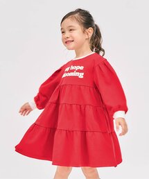 apres les cours（アプレレクール）の「ティアードロゴワンピース（ワンピース）」