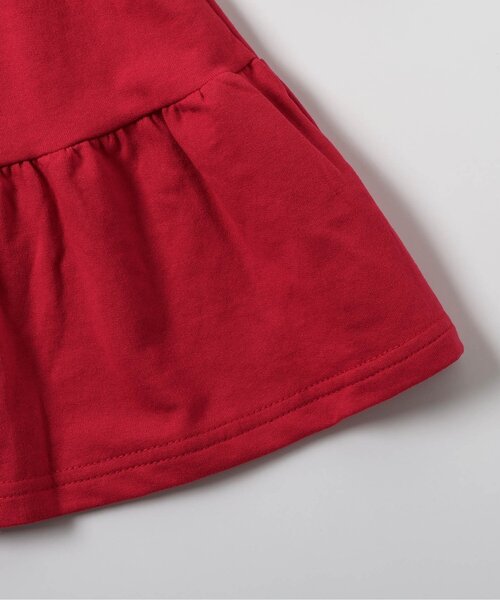 apres les cours（アプレレクール）の「ティアードロゴワンピース_ジュニア対応（ワンピース・キッズ・レッド/ネイビー/クリーム・130/120/110/100/90/80/140）」の19枚目の写真