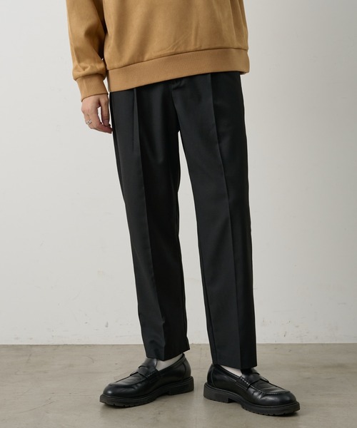 COLONY 2139(コロニートゥーワンスリーナイン)の「コンフォートツイルテーパードスラックス(スラックス・メンズ・ブラウン/グレー/ブラック・LARGE/MEDIUM)」の4枚目の写真