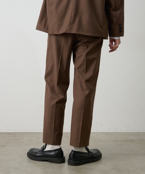 COLONY 2139(コロニートゥーワンスリーナイン)の「コンフォートツイルテーパードスラックス(スラックス・メンズ・ブラウン/グレー/ブラック・LARGE/MEDIUM)」の22枚目の写真
