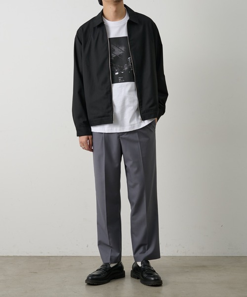 COLONY 2139(コロニートゥーワンスリーナイン)の「コンフォートツイルテーパードスラックス(スラックス・メンズ・ブラウン/グレー/ブラック・LARGE/MEDIUM)」の16枚目の写真