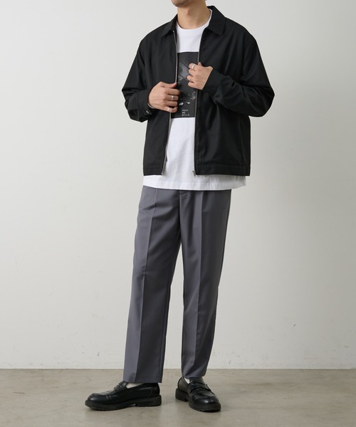 COLONY 2139(コロニートゥーワンスリーナイン)の「コンフォートツイルテーパードスラックス(スラックス・メンズ・ブラウン/グレー/ブラック・LARGE/MEDIUM)」の17枚目の写真