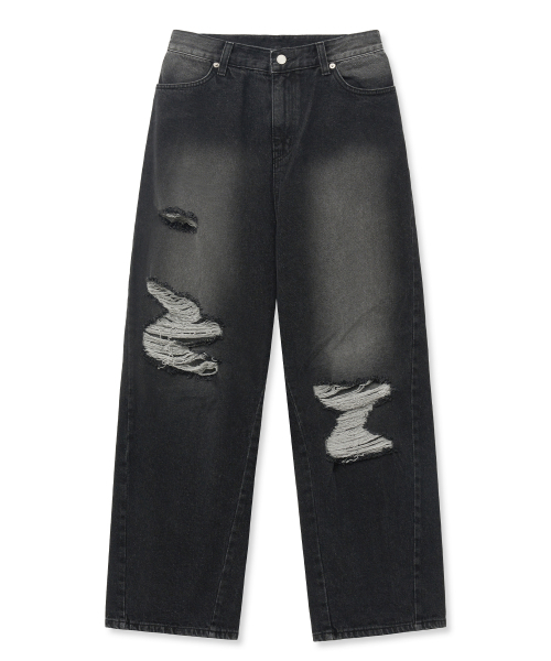 Midnight Move(ミッドナイトムーブ)の「bl fit pants (black)(デニムパンツ・レディース・その他・S/M)」の2枚目の写真
