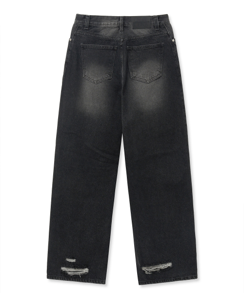 Midnight Move(ミッドナイトムーブ)の「bl fit pants (black)(デニムパンツ・レディース・その他・S/M)」の4枚目の写真