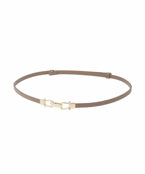 a.v.v（アーヴェヴェ）の「ビットベルト（ベルト・レディース・ブラック/モカ・38）」の2枚目の写真