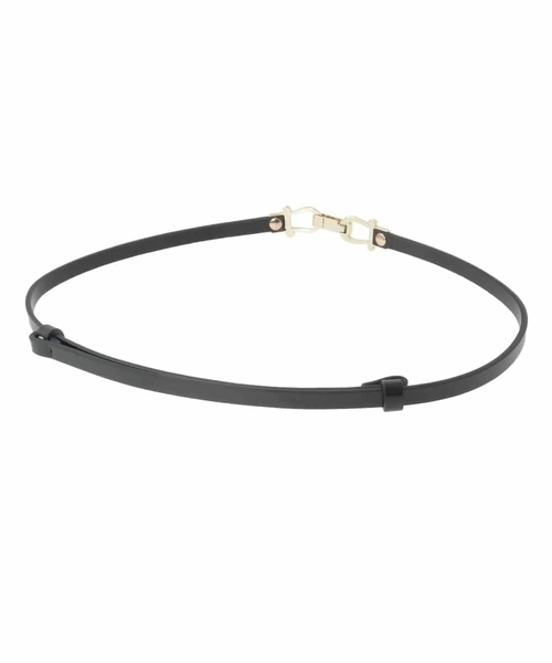 a.v.v（アーヴェヴェ）の「ビットベルト（ベルト・レディース・ブラック/モカ・38）」の3枚目の写真