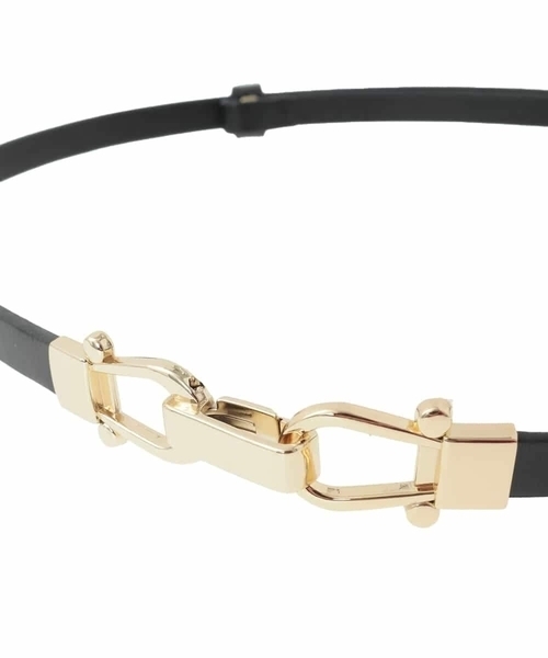 a.v.v（アーヴェヴェ）の「ビットベルト（ベルト・レディース・ブラック/モカ・38）」の4枚目の写真